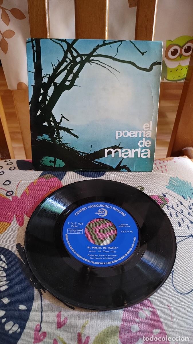 Discos de vinilo: EL POEMA DE MARIA-SINGLE CENTRO CATEQUISTICO PAULINO