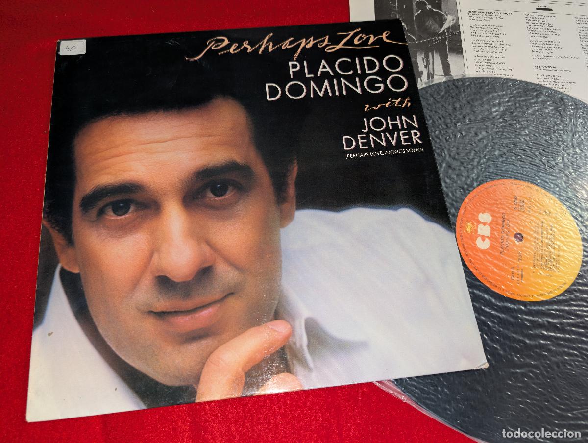 Discos de vinilo: PLACIDO DOMINGO & JOHN DENVER Perhaps love LP 1981 CBS