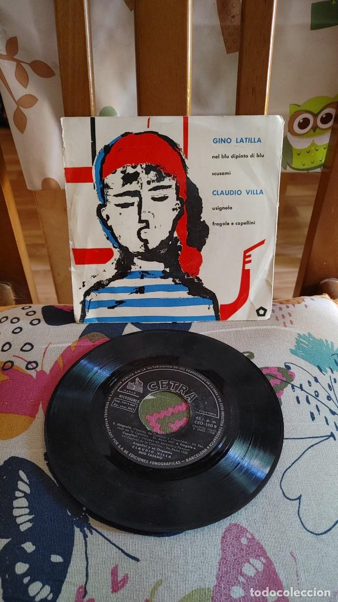 Discos de vinilo: GINO LATILLA-CLAUDIO VILLA-EP COMPARTIDO - Foto 1