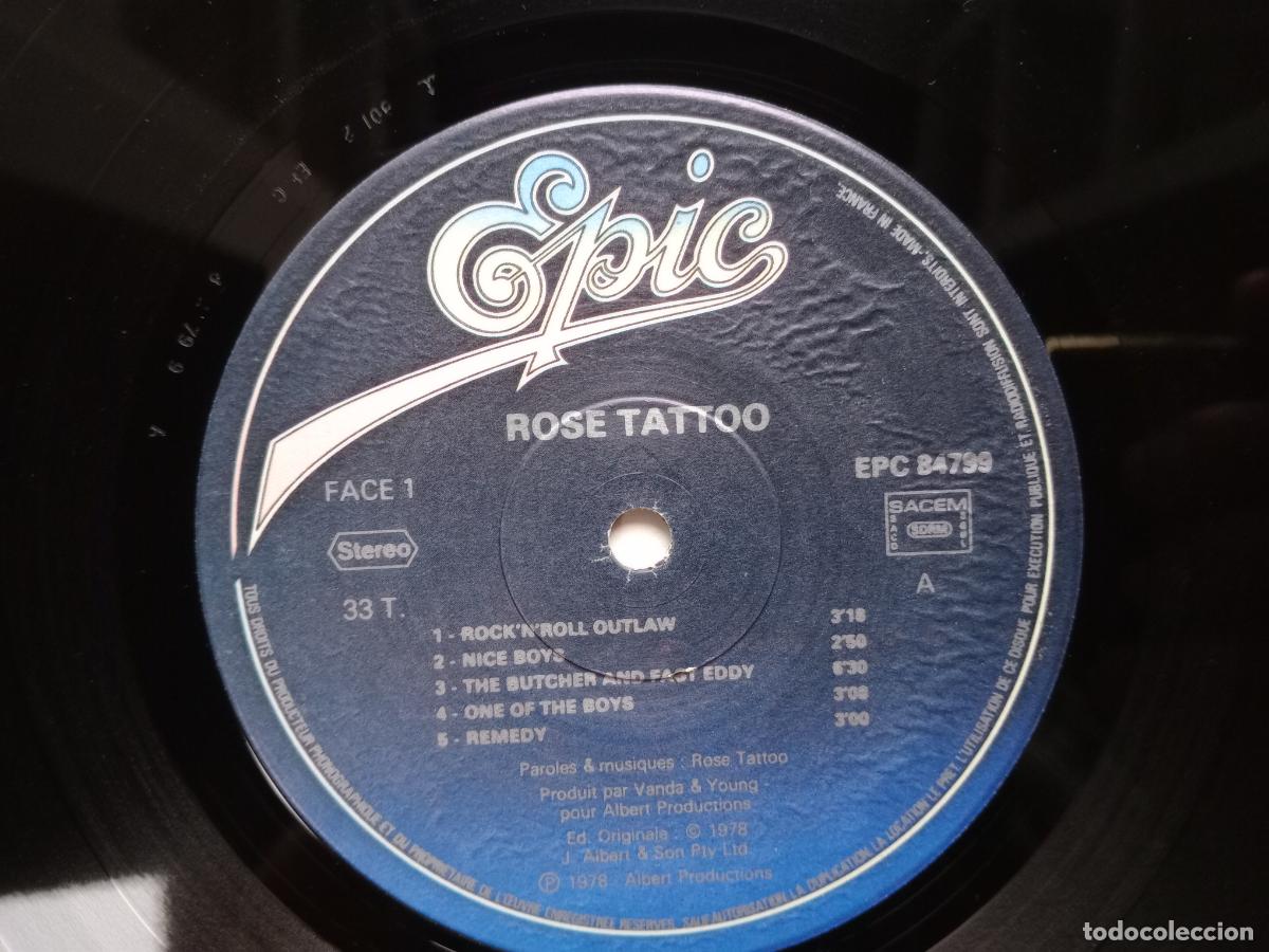 Discos de vinilo: Rose Tattoo - Rose Tattoo - Foto 3