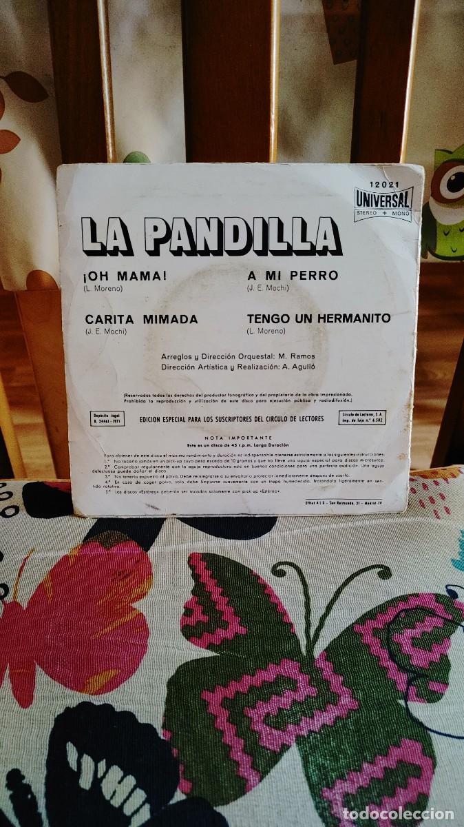 Discos de vinilo: LA PANDILLA-EP OH MAMA +3 - Foto 2