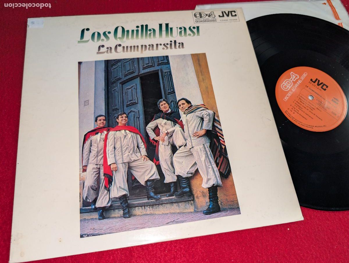 Discos de vinilo: LOS QUILLA HUASI QUILLAHUASI La cumparsita LP 1974 JVC JAPAN JAPON