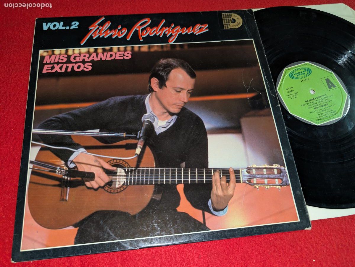 Discos de vinilo: SILVIO RODRIGUEZ Mis grandes exitos Vol.2 LP 1982 Movieplay ESPA&Ntilde;A SPAIN