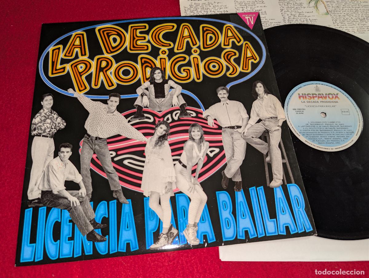 Discos de vinilo: LA DECADA PRODIGIOSA Licencia para bailar LP 1991 Hispavox VINILO