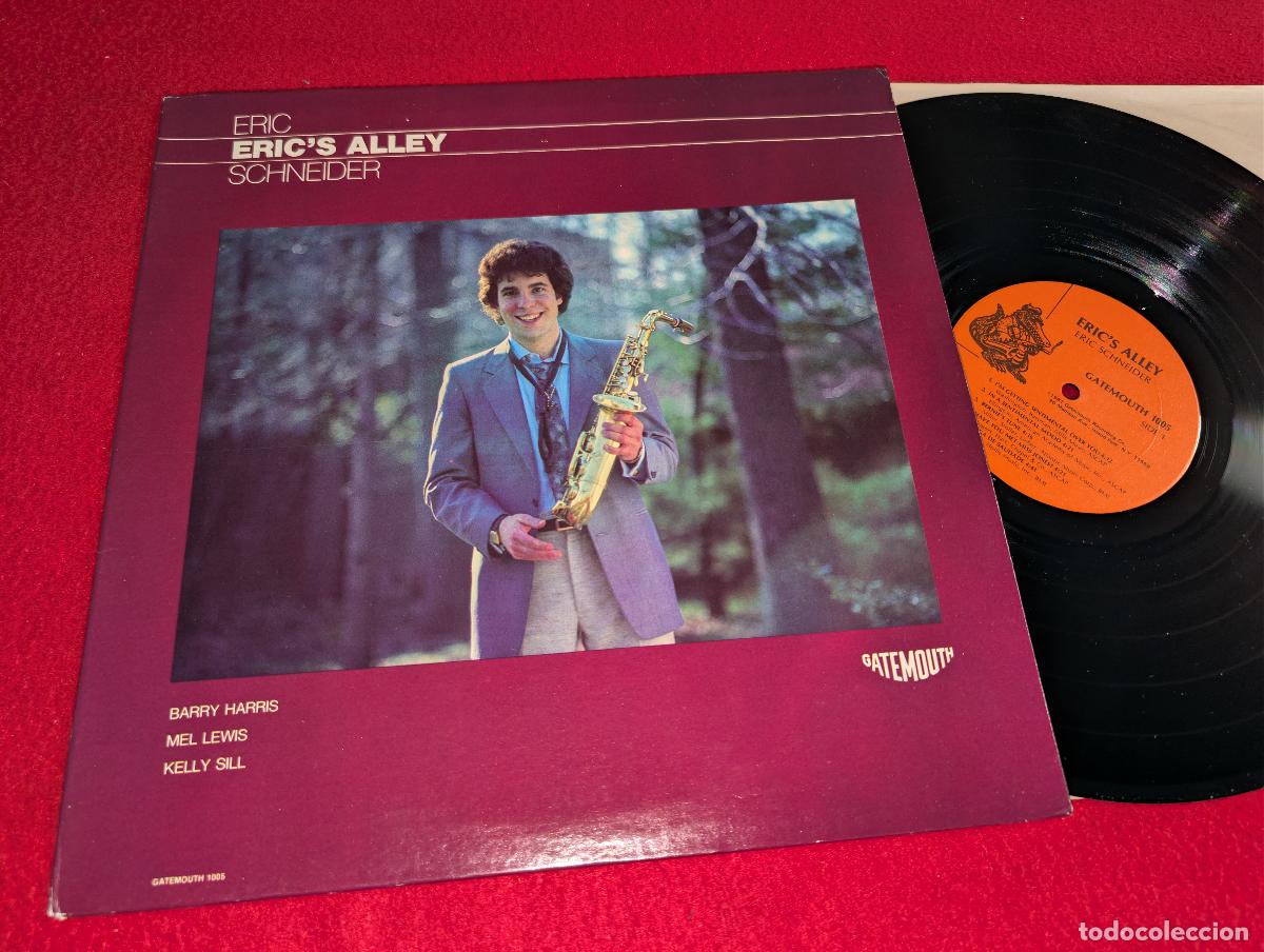 Disques de vinyle: ERIC SCHNEIDER Eric's Alley LP 1981 Gatemouth USA US Harris+Lewis+Sill