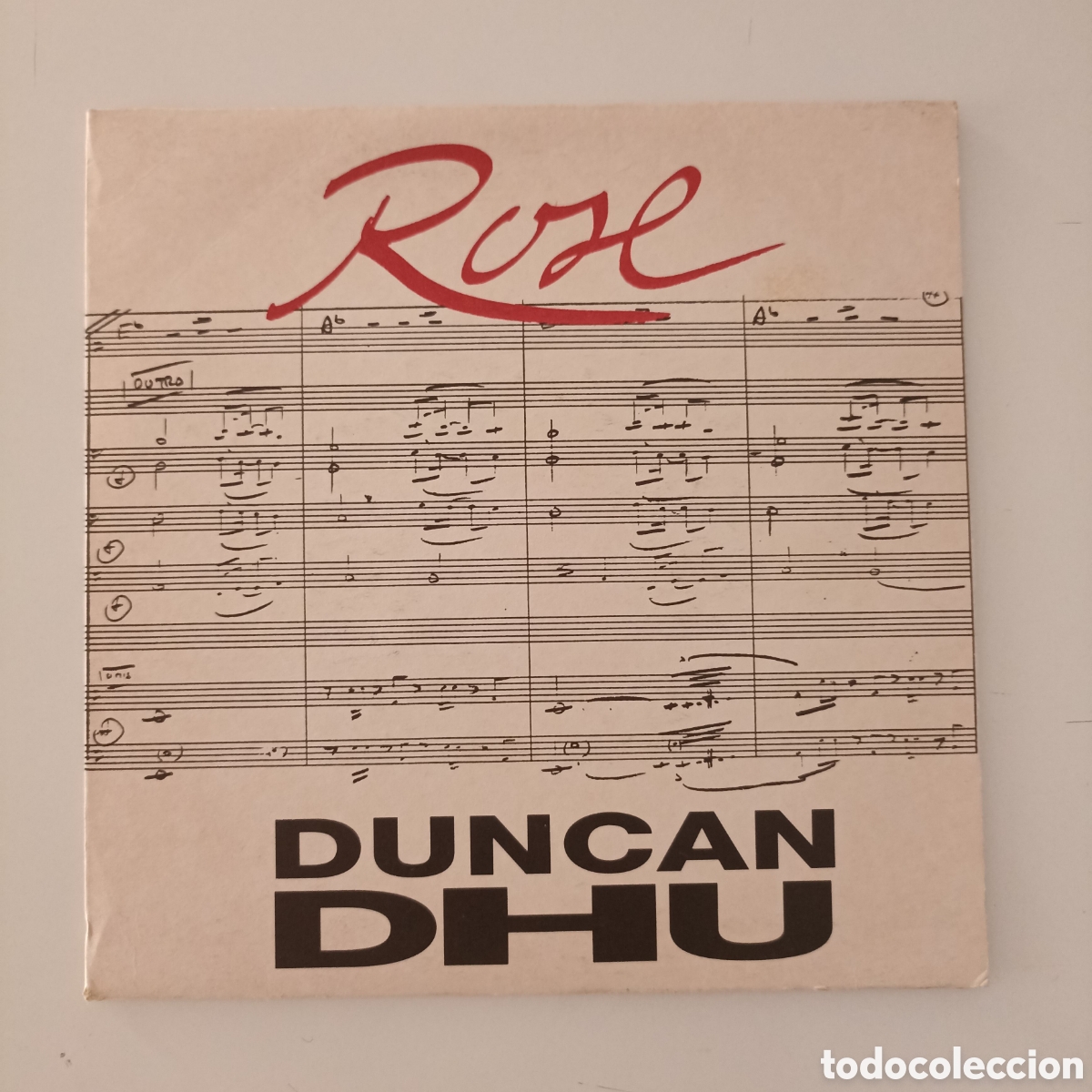 Discos de vinilo: Vinilo 7&rdquo; Duncan Dhu - Rose (1992) Grabaciones Accidentales &ndash; 1G04374, GASA &ndash; 1G04374