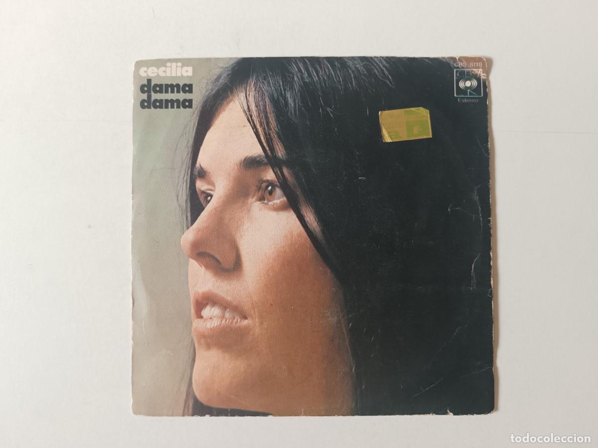 Discos de vinilo: CECILIA &rdquo;Dama, dama&rdquo; + &rdquo;Fu&iacute;&rdquo; Single vinilo 7&rdquo; Ed. espa&ntilde;ola CBS 1972