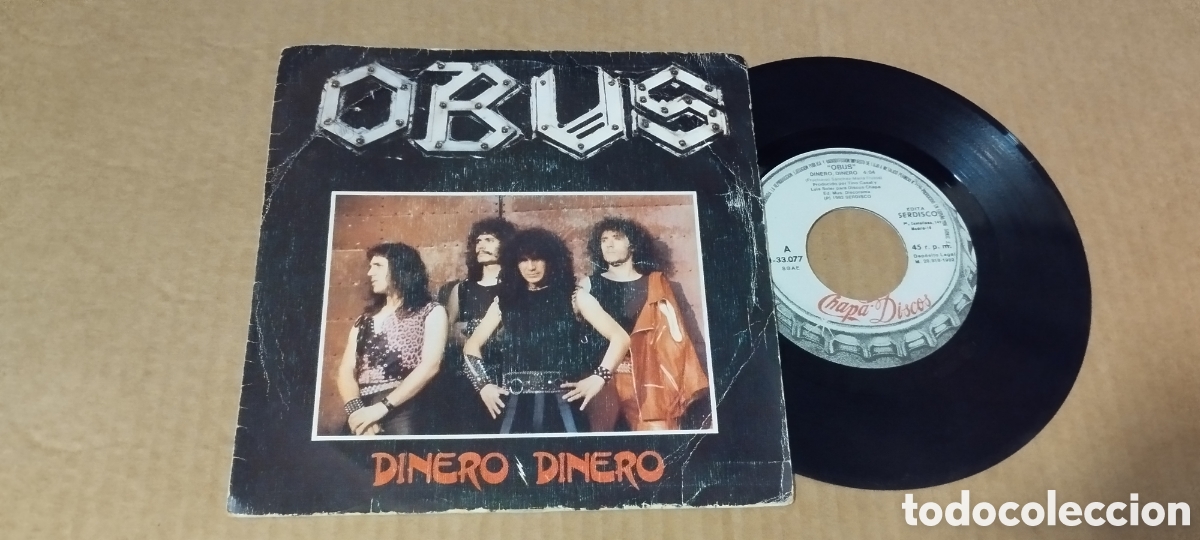 Discos de vinilo: Single-obus-dinero dinero-1982 - Foto 1