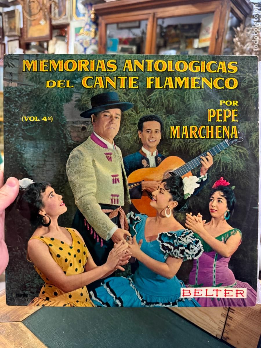Discos de vinilo: LP MEMORIAS ANTOLOGICAS DEL CANTE FLAMENCO POR PEPE MARCHENA VOL 4