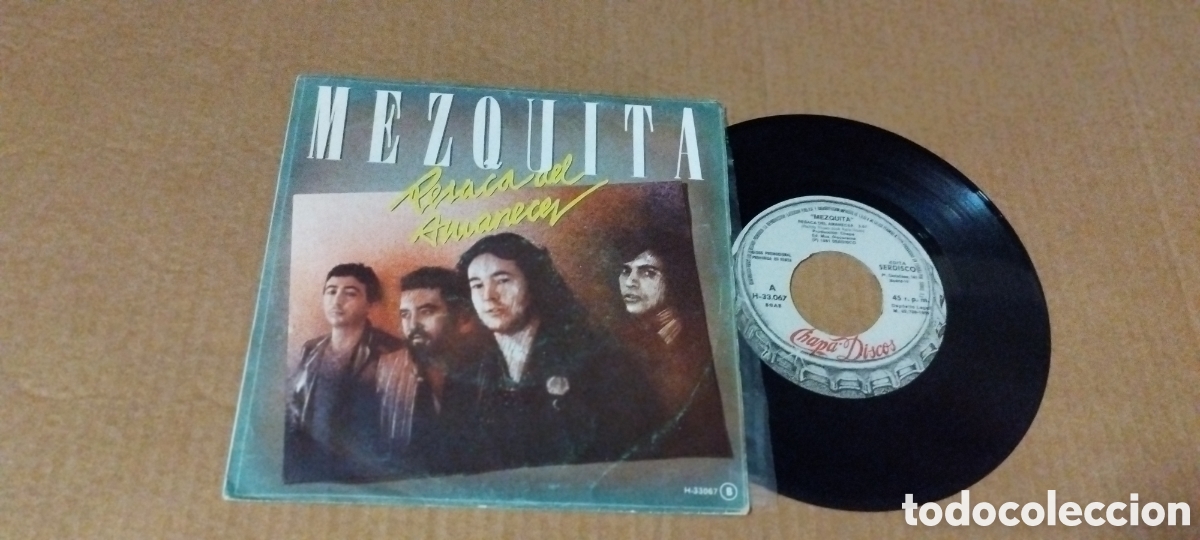 Discos de vinilo: Single-mezquita-resaca del amanecer-1981-promo