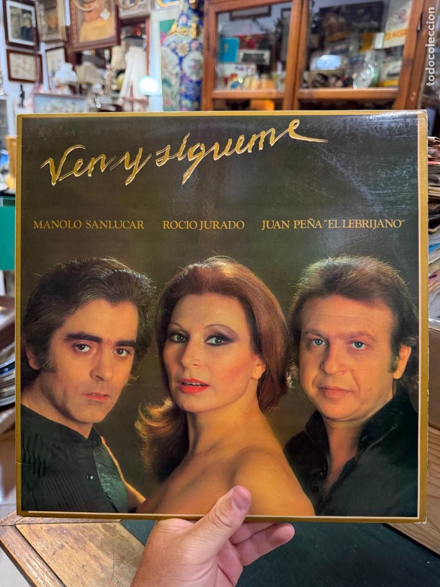 Discos de vinilo: DOBLE LP VEN Y SIGUEME - MANOLO SANLUCAR, ROCIO JURADO Y JUAN PE&Ntilde;A EL LEBRIJANO