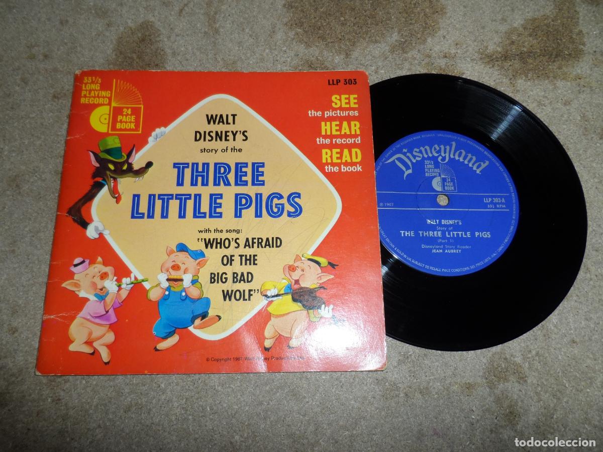 Discos de vinilo: DISNEY - THREE LITTLE PIGS (USA 1967)