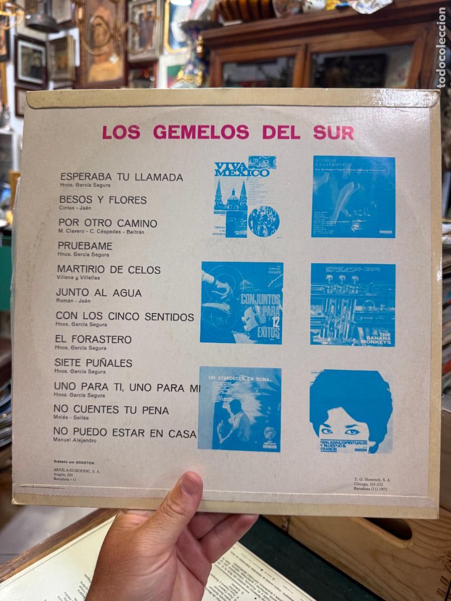 Discos de vinilo: LP LOS GEMELOS DEL SUR - Foto 2
