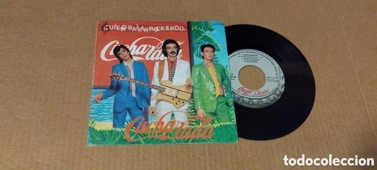 Discos de vinilo: Single-cucharada-quiero bailar rock & roll-1980- - Foto 1