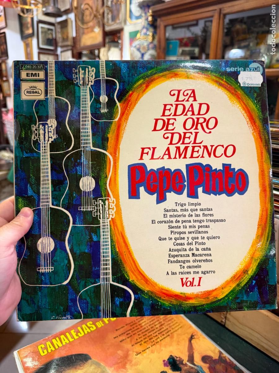 Discos de vinilo: LP LA EDAD DE ORO DEL FLAMENCO PEPE PINTO