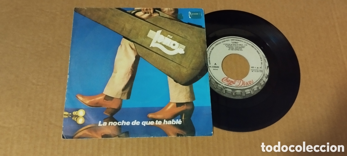 Discos de vinilo: Single-le&ntilde;o-la noche que te habl&eacute;-1980-