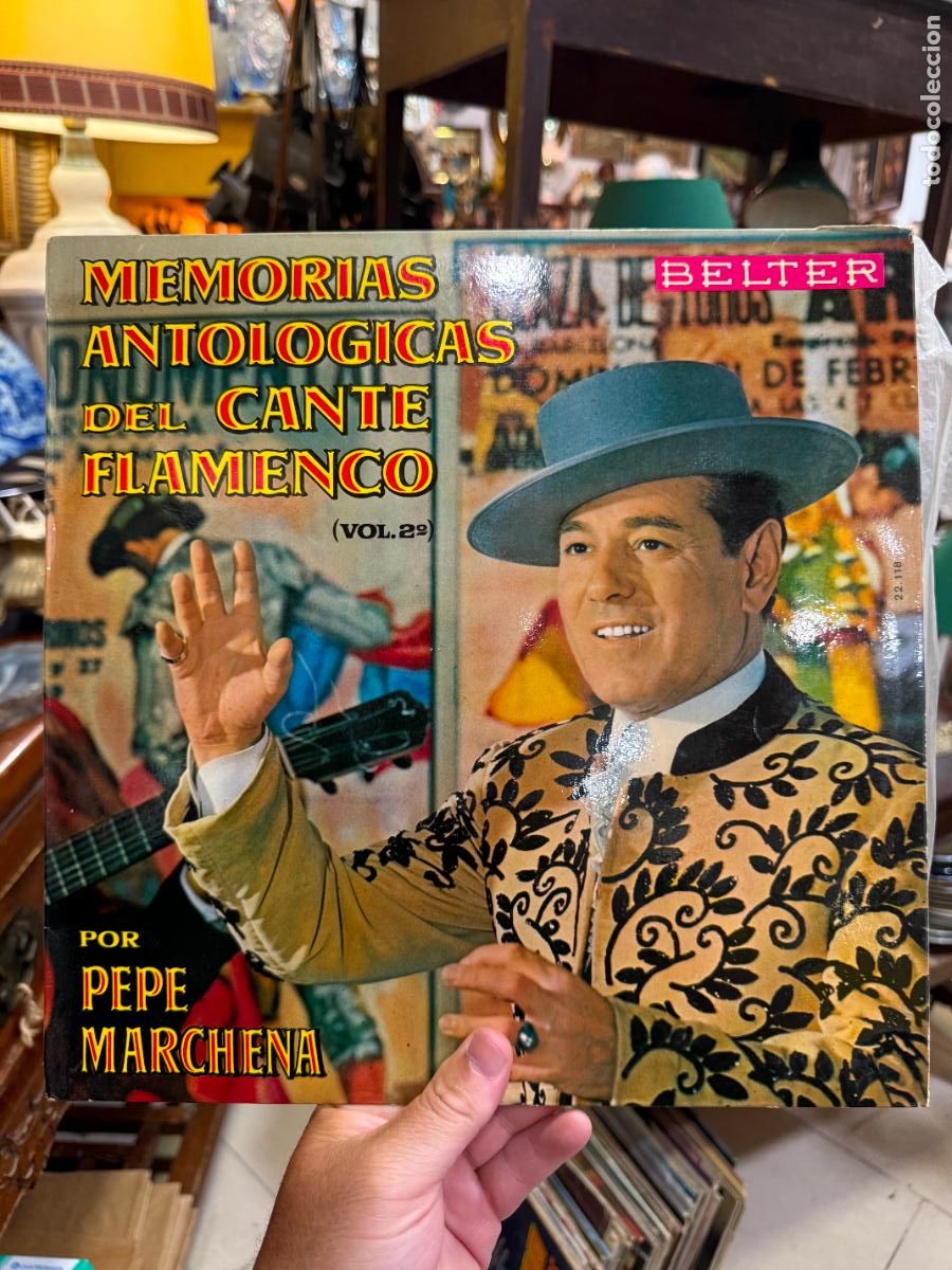 Vinyl records: LP MEMORIAS ANTOLOGICAS DEL CANTE FLAMENCO - VOL 2 - POR PEPE MARCHENA