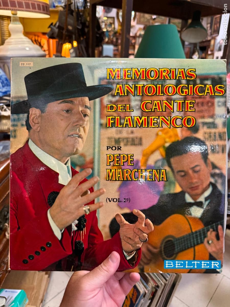 Vinyl-Schallplatten: LP MEMORIAS ANTOLOGICAS DEL CANTE FLAMENCO - VOL 1 - POR PEPE MARCHENA