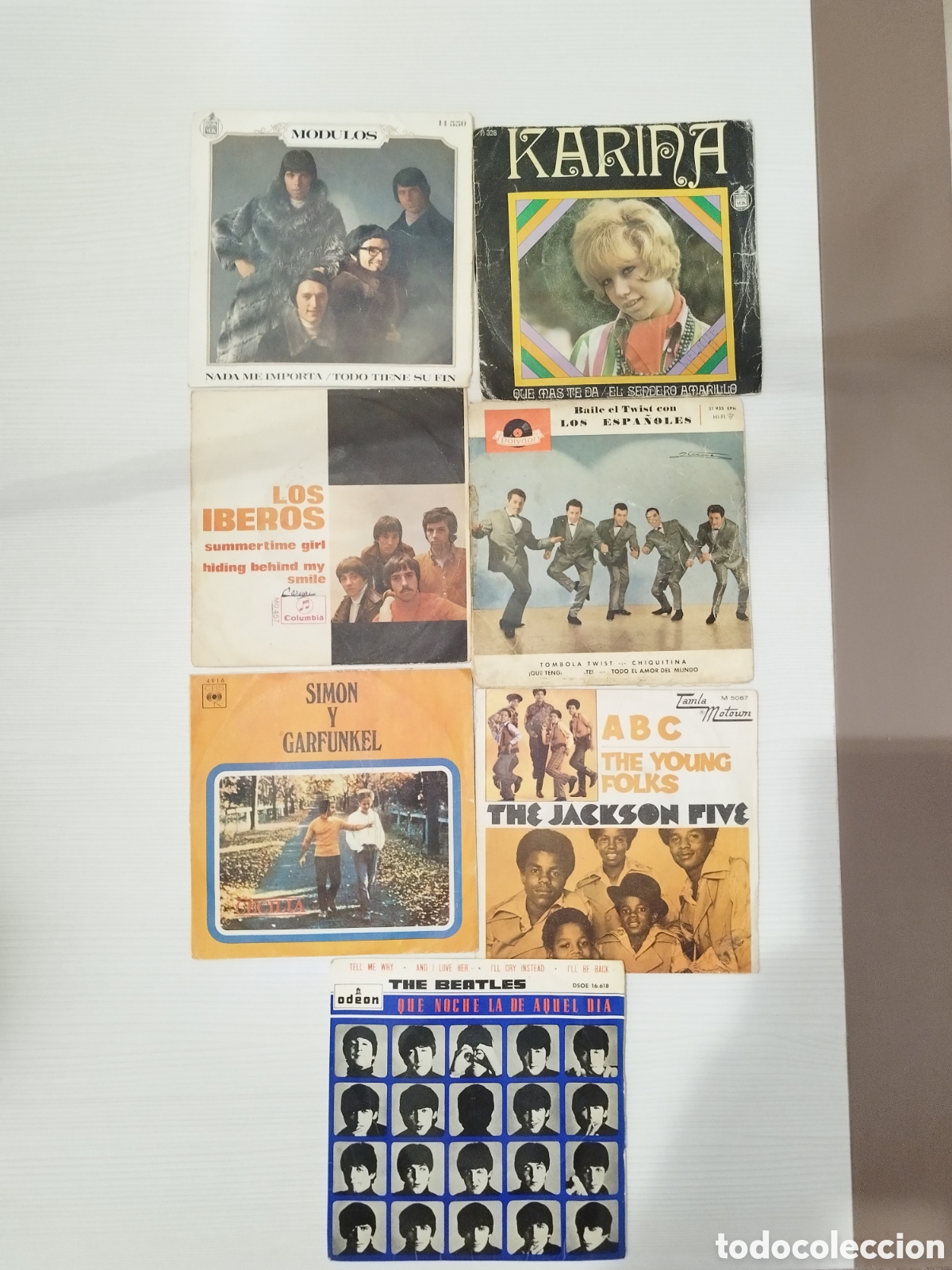 Discos de vinilo: Lote de vinilos de 45rpm. Grupos y solistas tanto espa&ntilde;oles como anglosajones a&ntilde;os 60-70