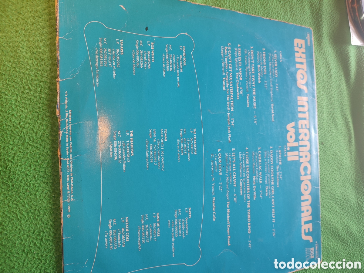 Discos de vinilo: &Eacute;xitos Internacionales Vol 2 - Varios - Foto 2