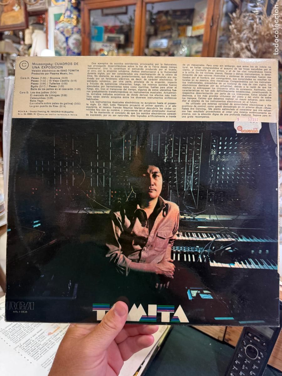 Discos de vinilo: LP TOMITA - CUADROS DE UNA EXPOSICION - Foto 2