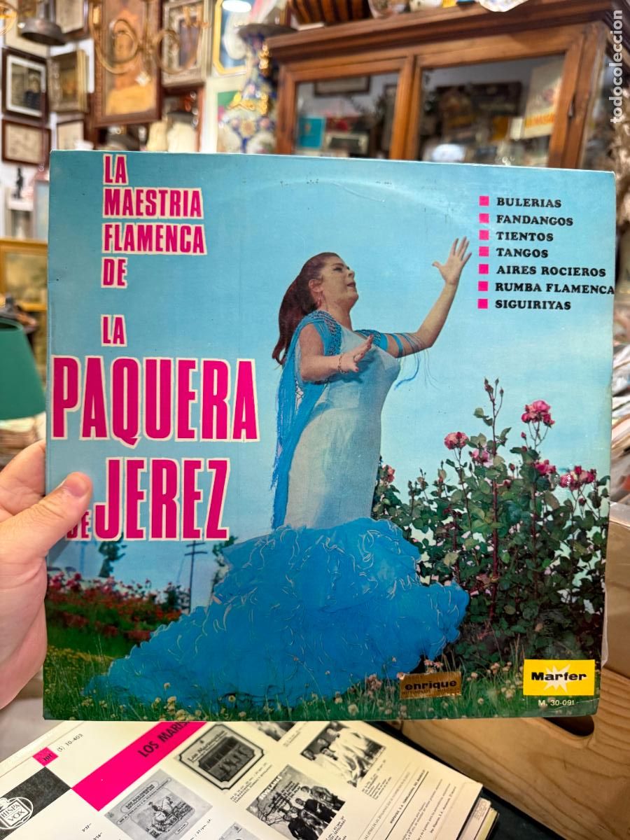 Discos de vinilo: LP LA MAESTRA FLAMENCA DE LA PAQUERA DE JEREZ
