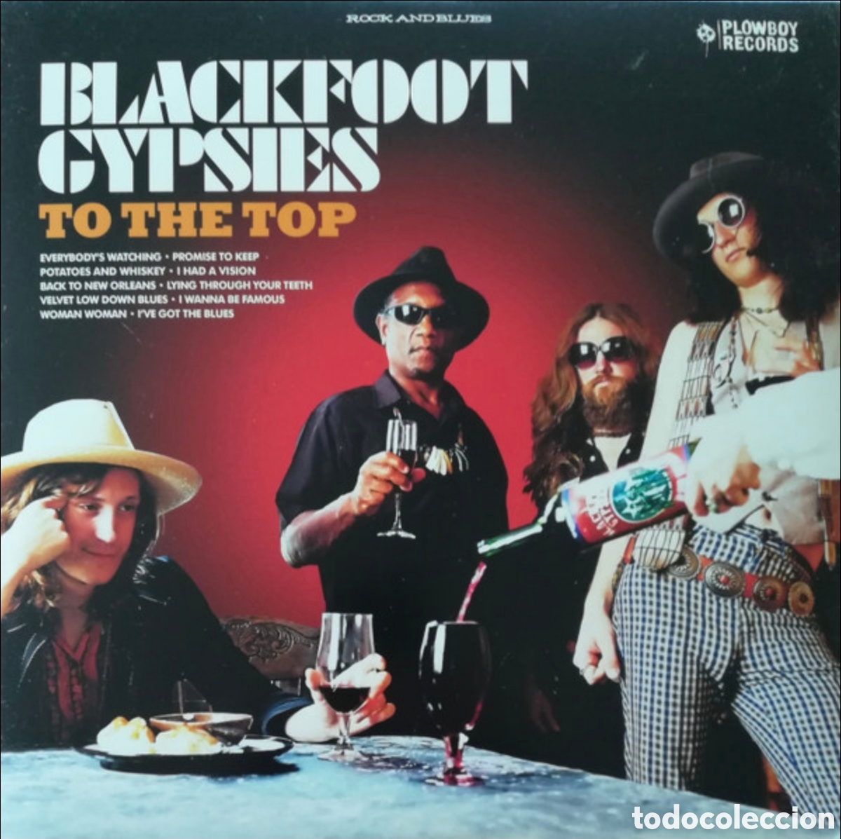 Discos de vinilo: Blackfoot Gypsies: To The Top LP 2017