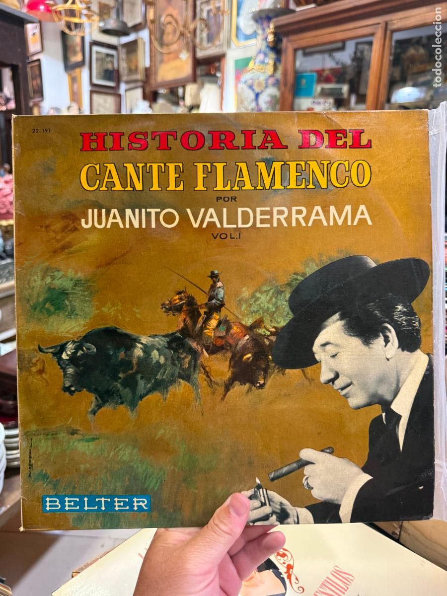 Discos de vinilo: LP HISTORIA DEL CANTE FLAMENCO POR JUANITO VALDERRAMA