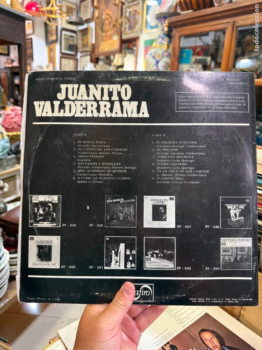 Discos de vinilo: LP JUANITO VALDERRAMA - Foto 2