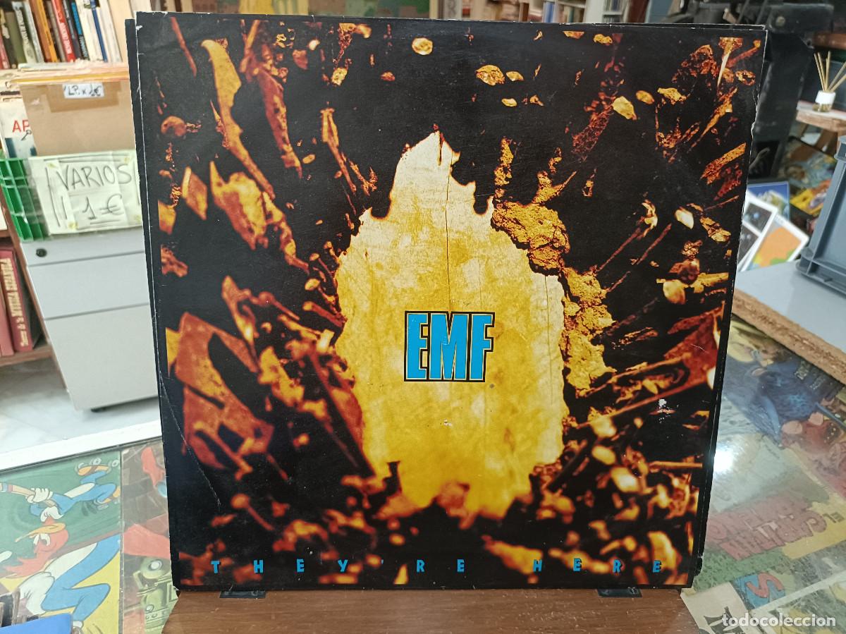 Discos de vinilo: EMF - They&acute;re Here - Maxi Single EMI / Parlophone 1992 - Foto 1