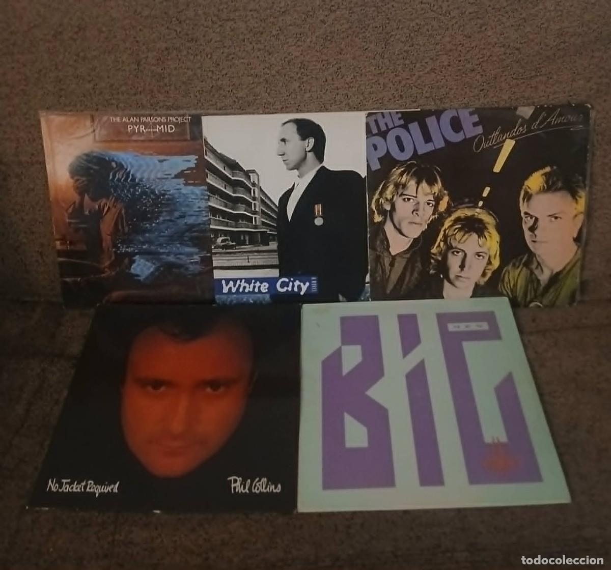 Discos de vinilo: LOTE CON 5 VINILOS DE POP ROCK INTERNACIONAL