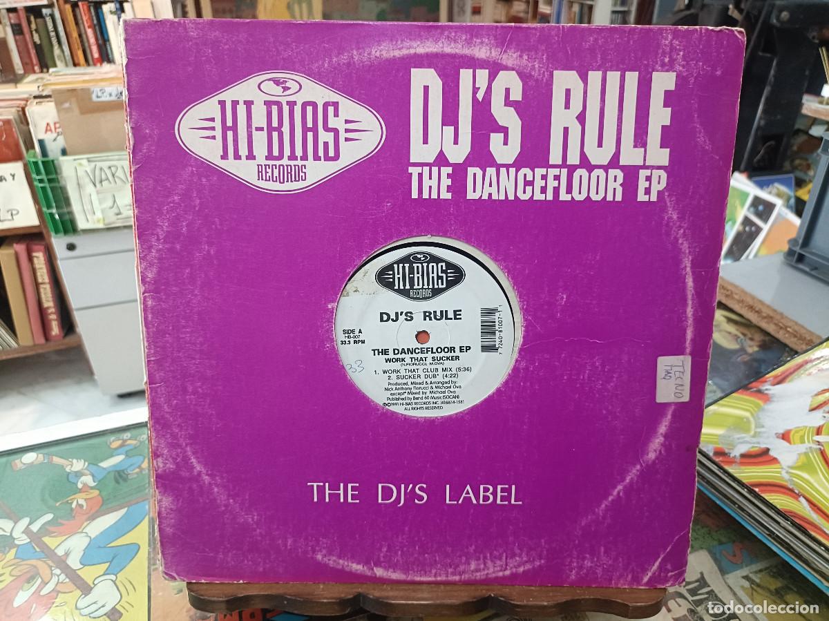 Discos de vinilo: DJ&acute;S Rule - The Dancefloor EP - Work That Sucker - Maxi Single Hi Bias Records 1991