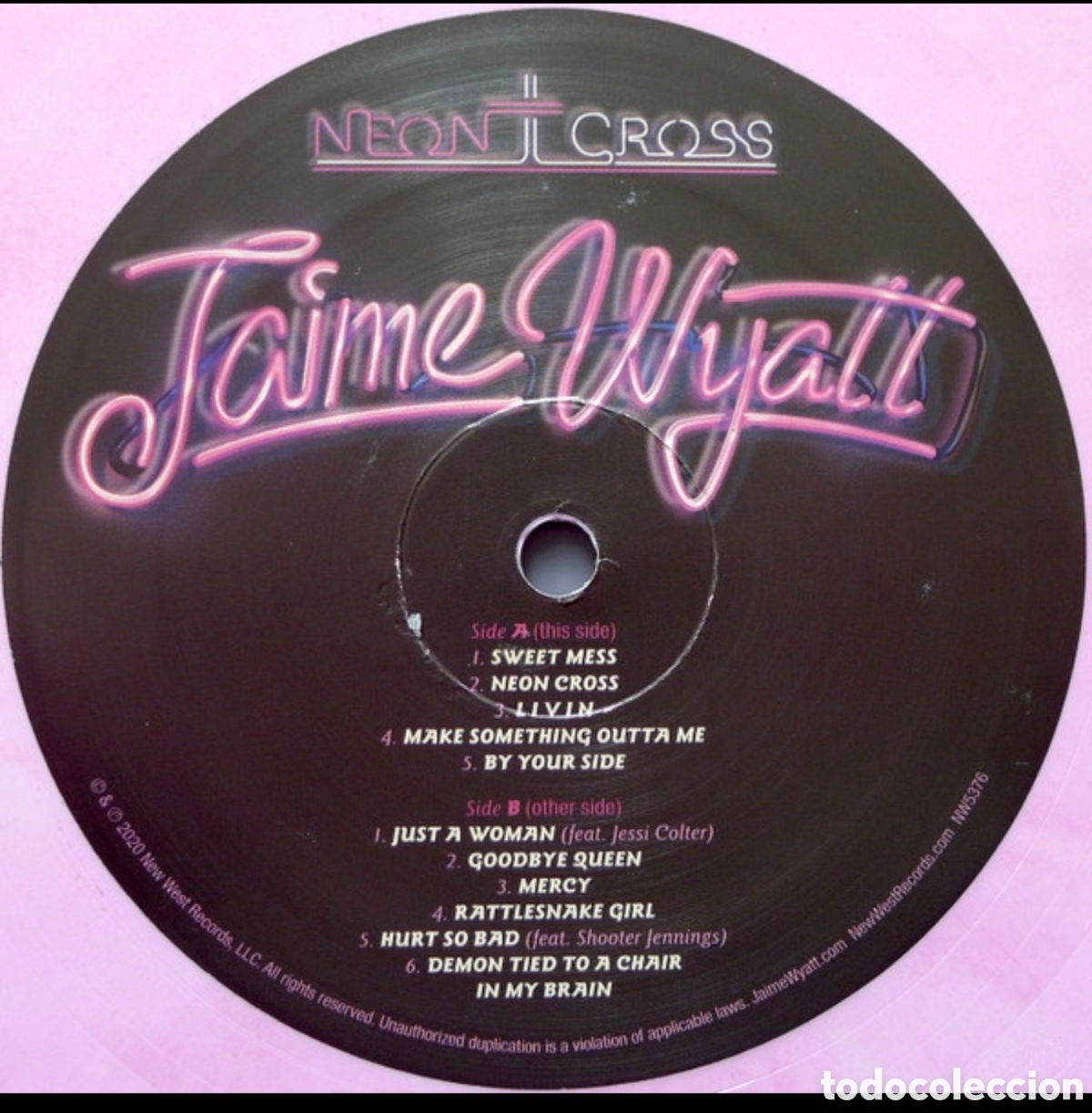 Discos de vinilo: Jaime Wyatt: Ne&oacute;n Cross - Foto 2