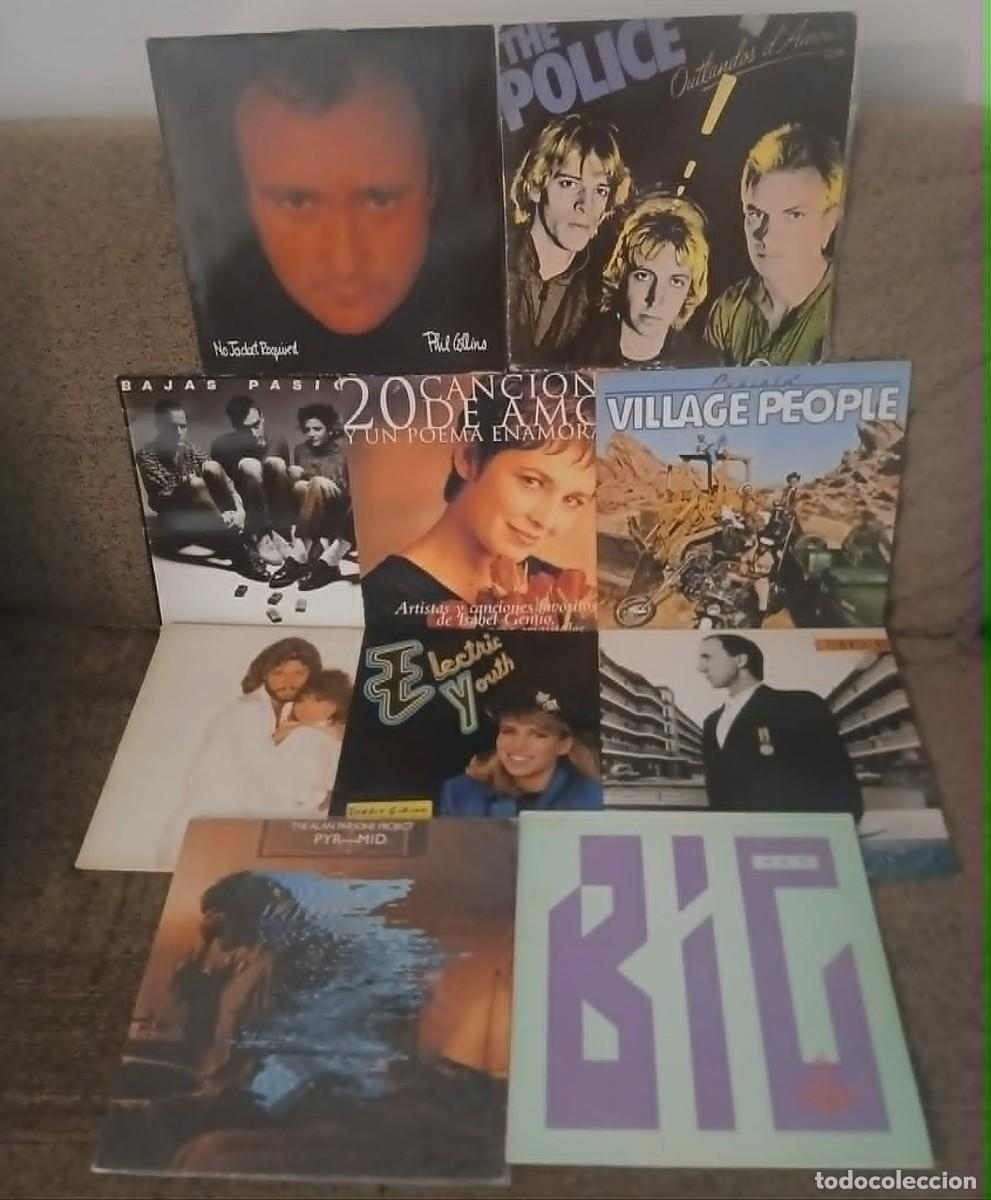 Discos de vinilo: LOTE CON 10 LPS DE POP Y ROCK INTERNACIONAL