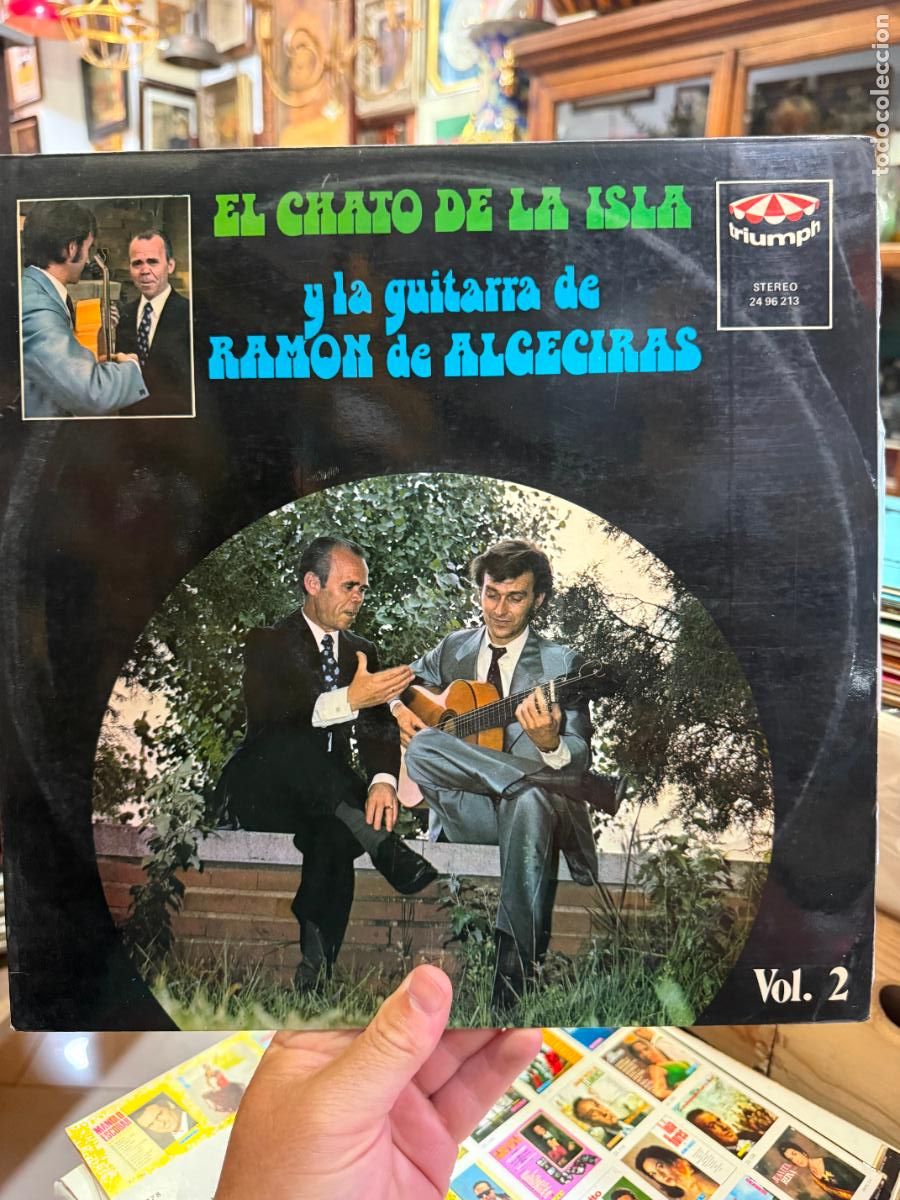 Discos de vinilo: LP EL CHATO DE LA ISLA Y LA GUITARRA DE RAMON DE ALGECIRAS