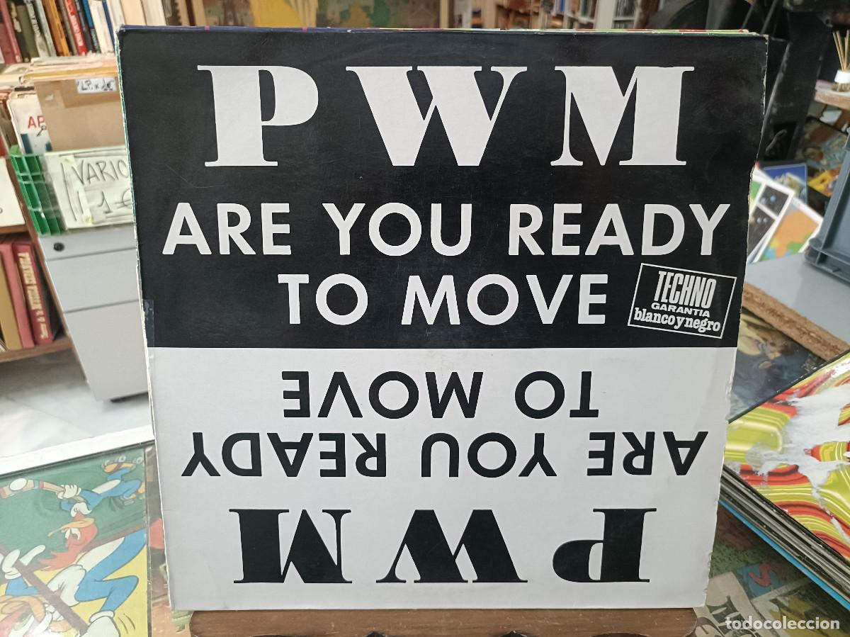 Discos de vinilo: P. W. M. - Are you ready to move - Maxi Single Konga Music 1991
