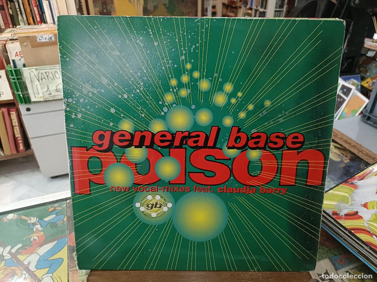 Discos de vinilo: General Base - Poison - Maxi Single sello DMM 1993