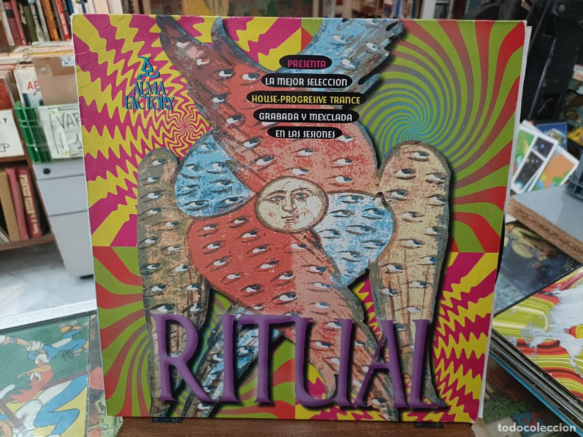Discos de vinilo: Ritual presenta La mejor Selecci&oacute;n House-Progresive Trance - Radio Medley - Maxi Single Ariola 1995