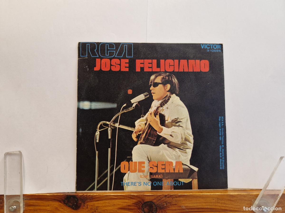 Discos de vinilo: SINGLE. RCA. JOSE FELICIANO. QUE SERA.