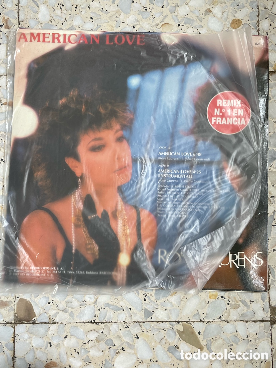 Discos de vinilo: Rose Laurens - American Love / Maxi-Single - Foto 14