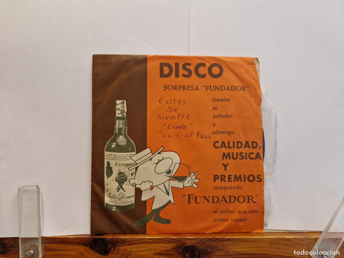 Discos de vinilo: SINGLE. DISCO SOPRESA FUNDADOR. EXODO GOLF.