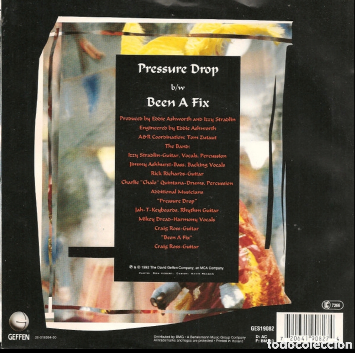 Discos de vinilo: Izzy Stradlin: Pressure Drop Lp 1992 - Foto 4