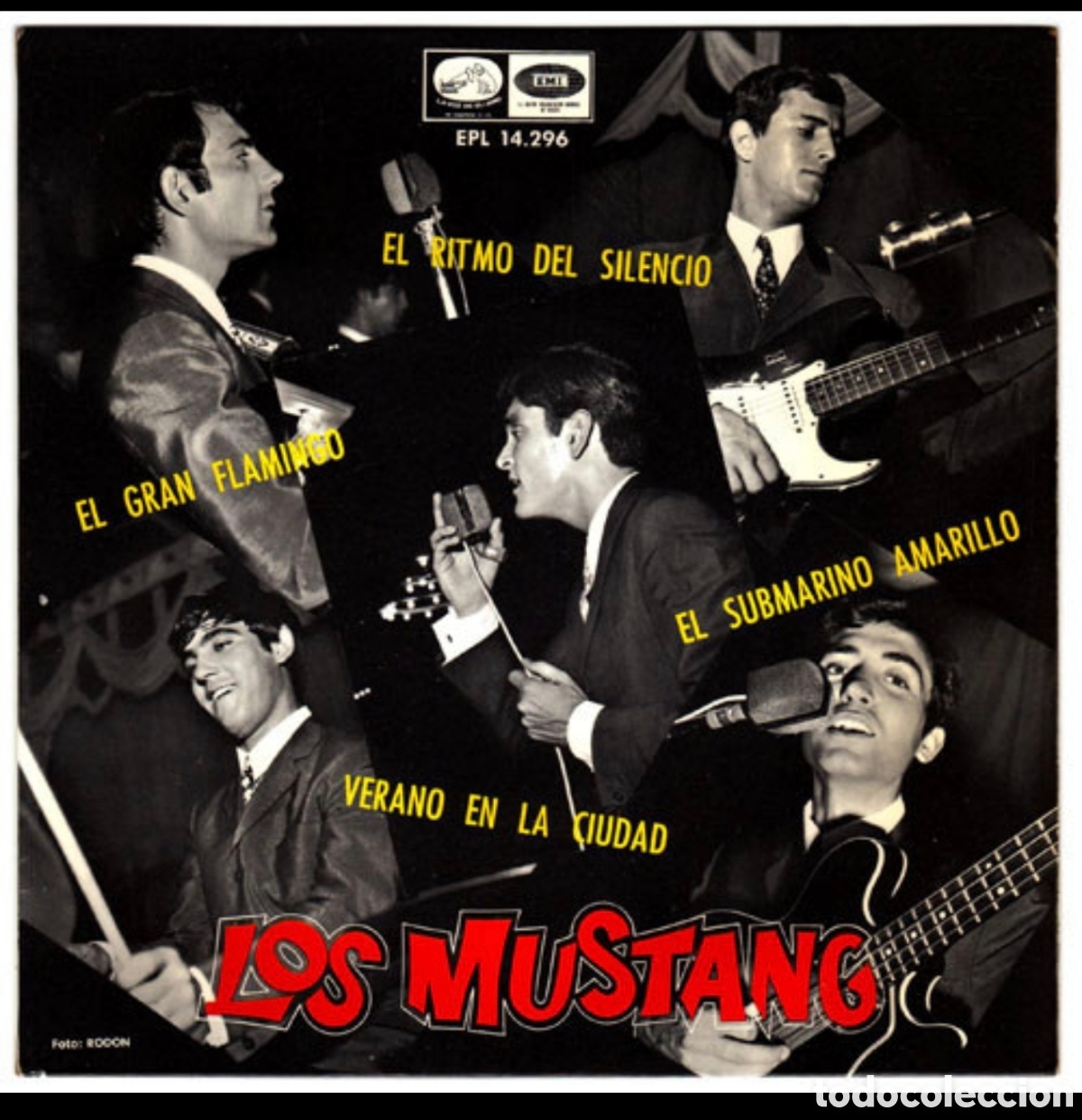 Discos de vinilo: Los Mustang: Submarino Amarillo 7&rdquo; 45rpm