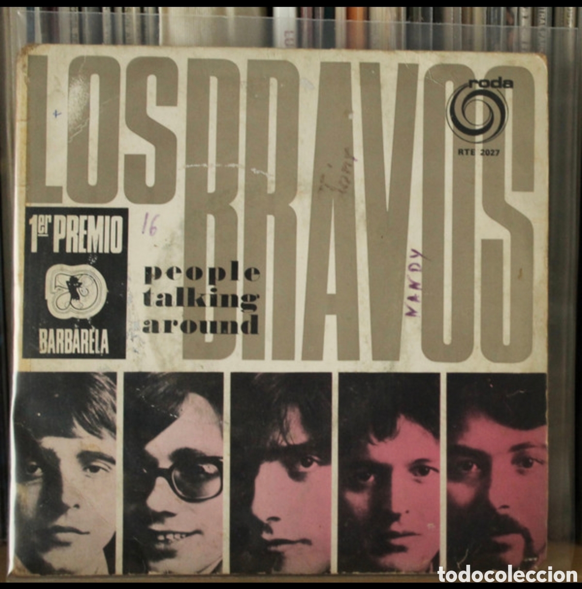 Discos de vinilo: Los bravos: People Talking Around 7&rdquo; 1970