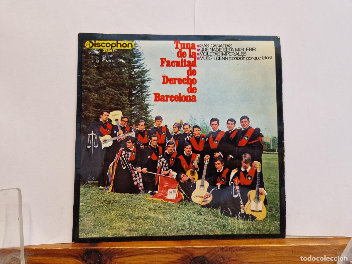 Discos de vinilo: SINGLE. TUNA DE LA FACULTAD DE DERECHO. ISAS CANARIAS. QUE NADIE SEPA MI SUFRIR.