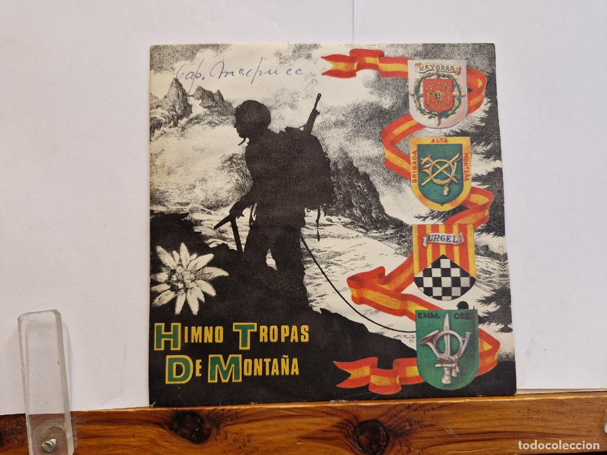 Discos de vinilo: SINGLE. HIMNO TROPAS DE MONTA&Ntilde;A.