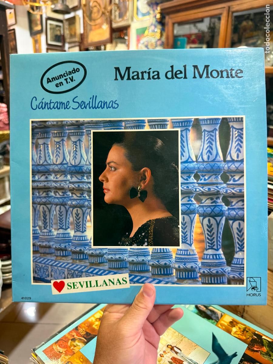 Discos de vinilo: LP MARIA DEL MONTE - CANTAME SEVILLANAS