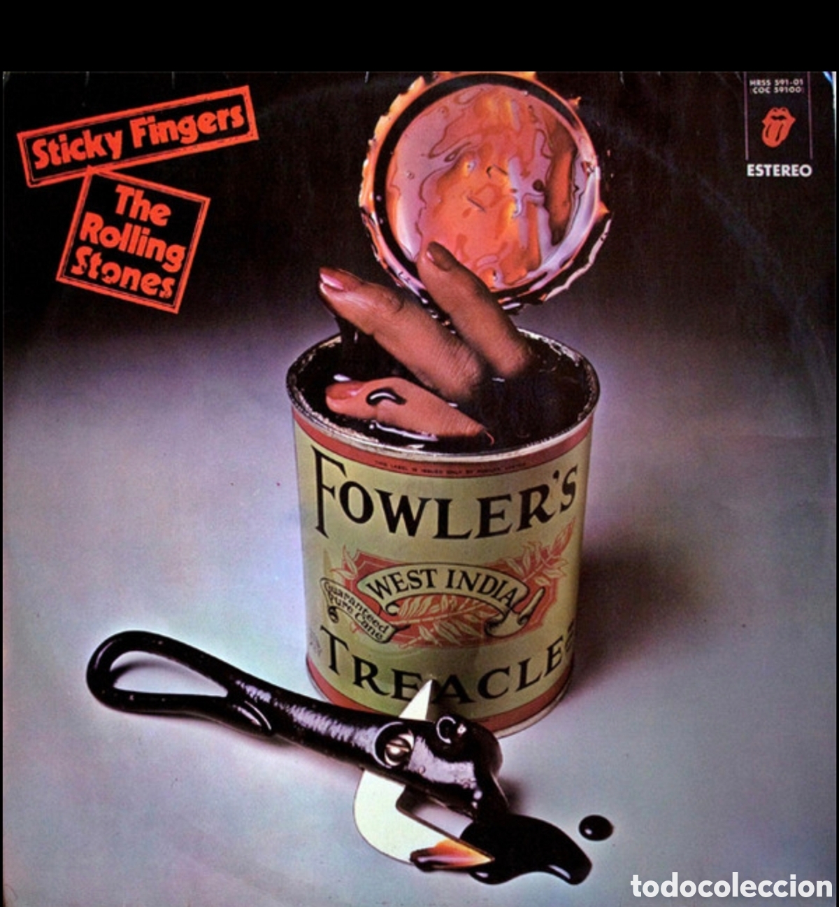 Discos de vinilo: The Rolling Stones: Sticky Fingers 1971 Espa&ntilde;a
