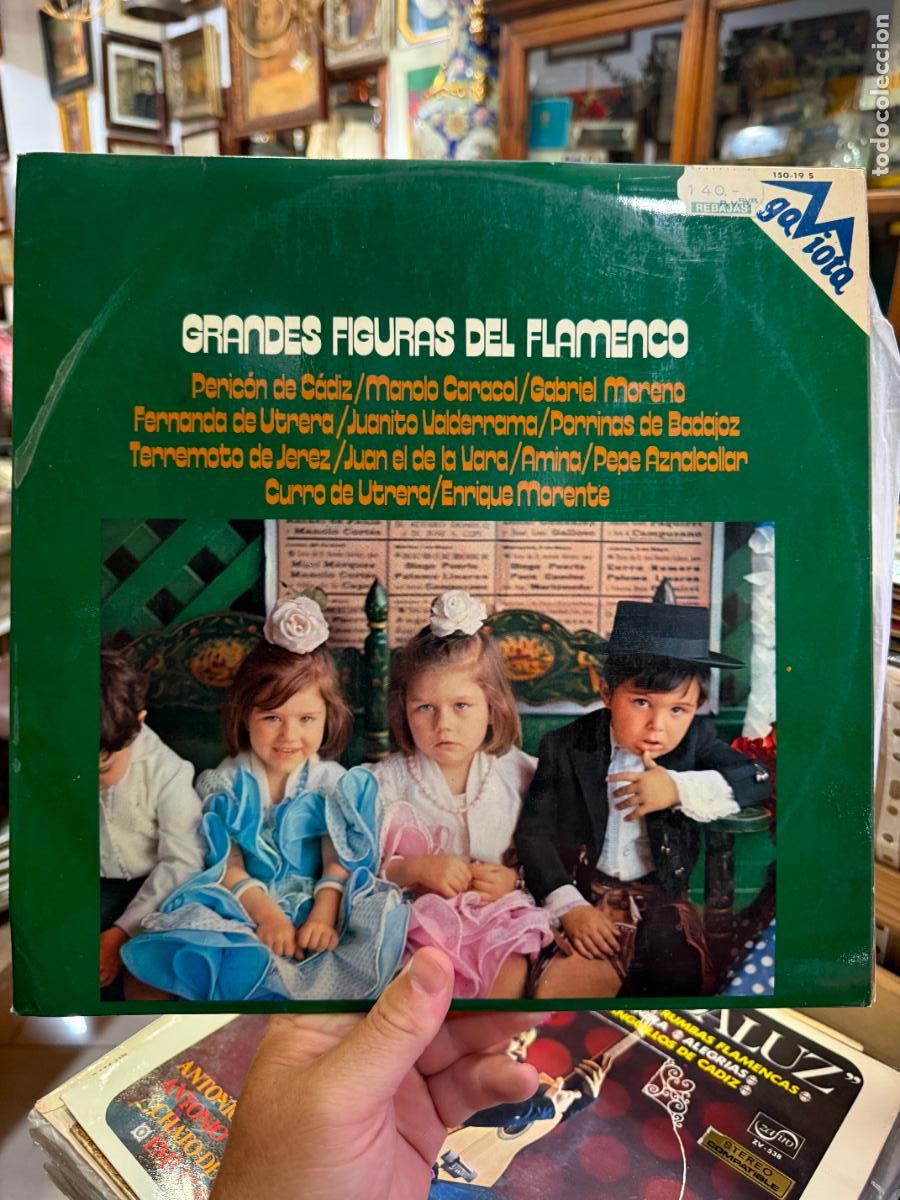 Discos de vinilo: LP GRANDES FIGURAS DEL FLAMENCO