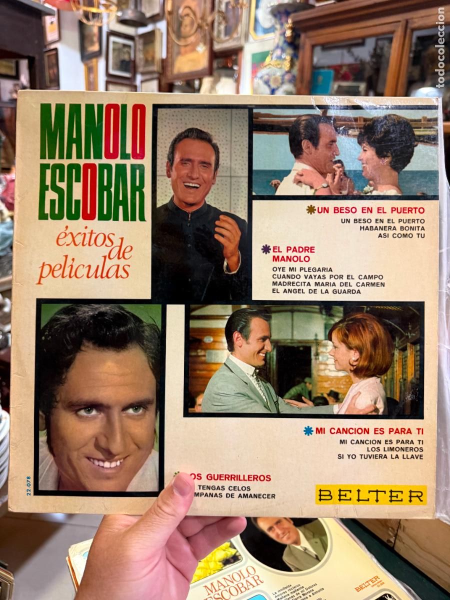 Discos de vinilo: LP MANOLO ESCOBAR - EXITOS DE PELICULAS